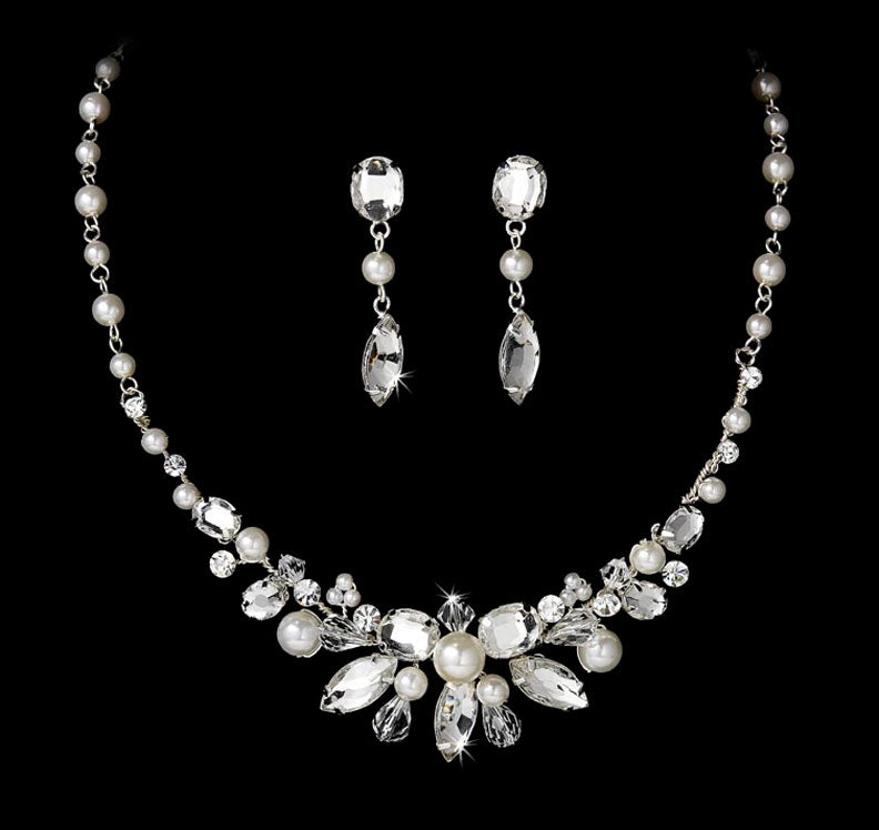 Pearl Bridal Jewelry Set