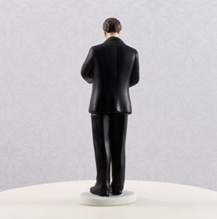 Champagne Groom Figurine