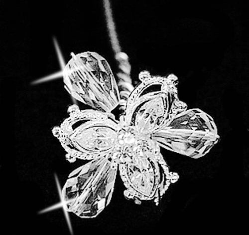 Swarovski Marquise Bouquet Pins - (Set of 2)