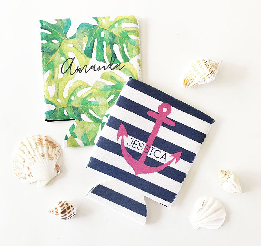 Tropical Can Cooler - Personalized