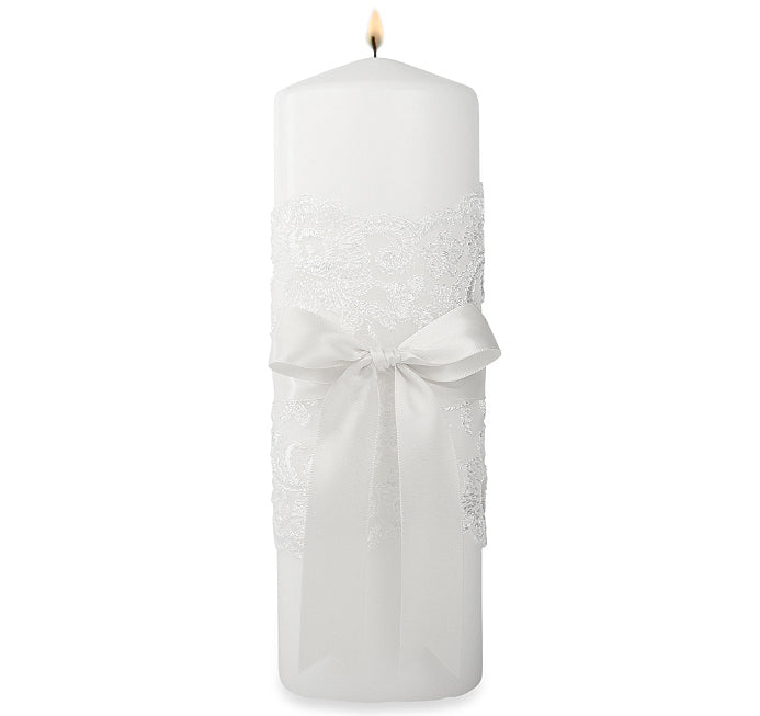 Chantilly Lace Unity Candle