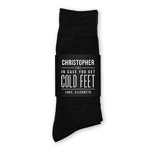 Personalized Men&#39;s Socks - Cold Feet