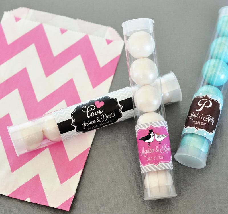 Theme Personalized Candy Tubes