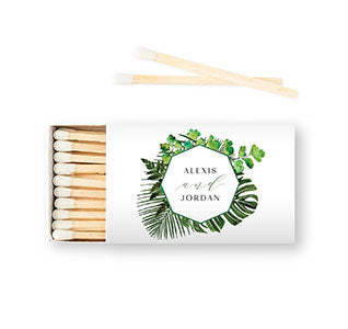 Personalized Matchbox - Greenery - Pack of 50