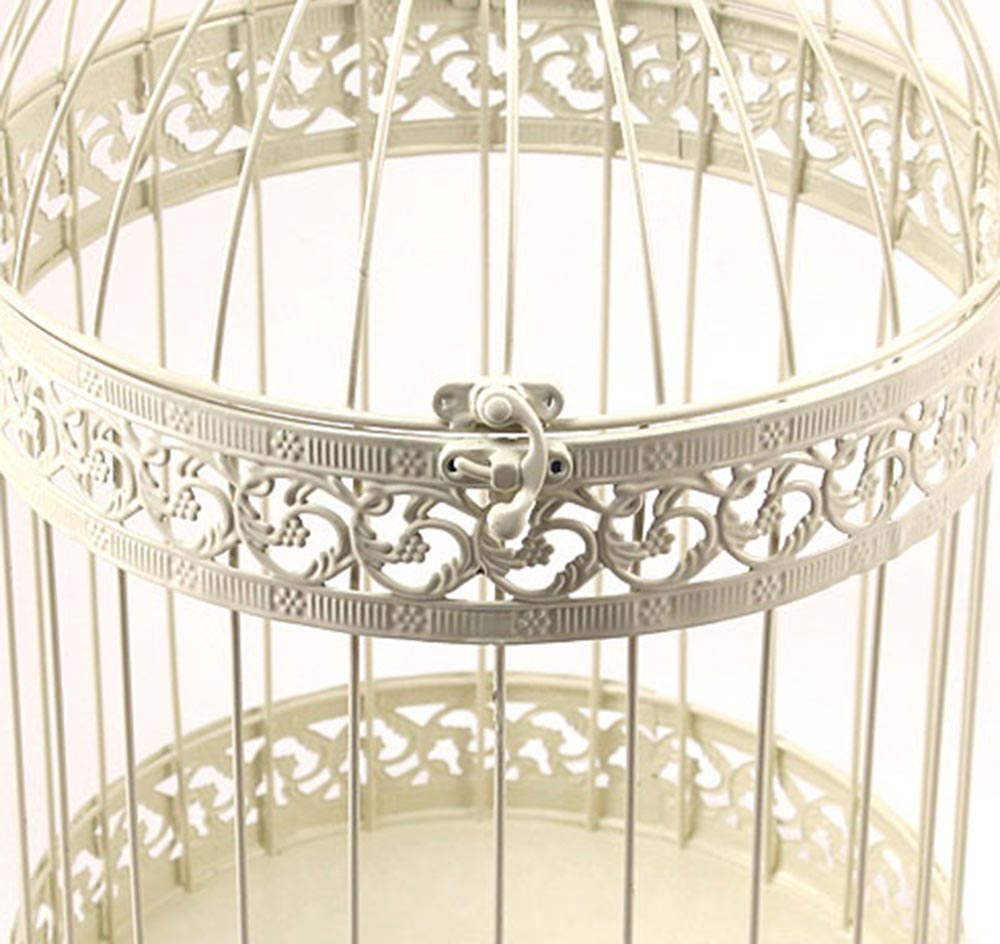 Ivory Birdcage Wedding Card Holder