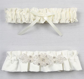 Adriana Bridal Garter Set Ivory Adriana Bridal Garter Set Ivory