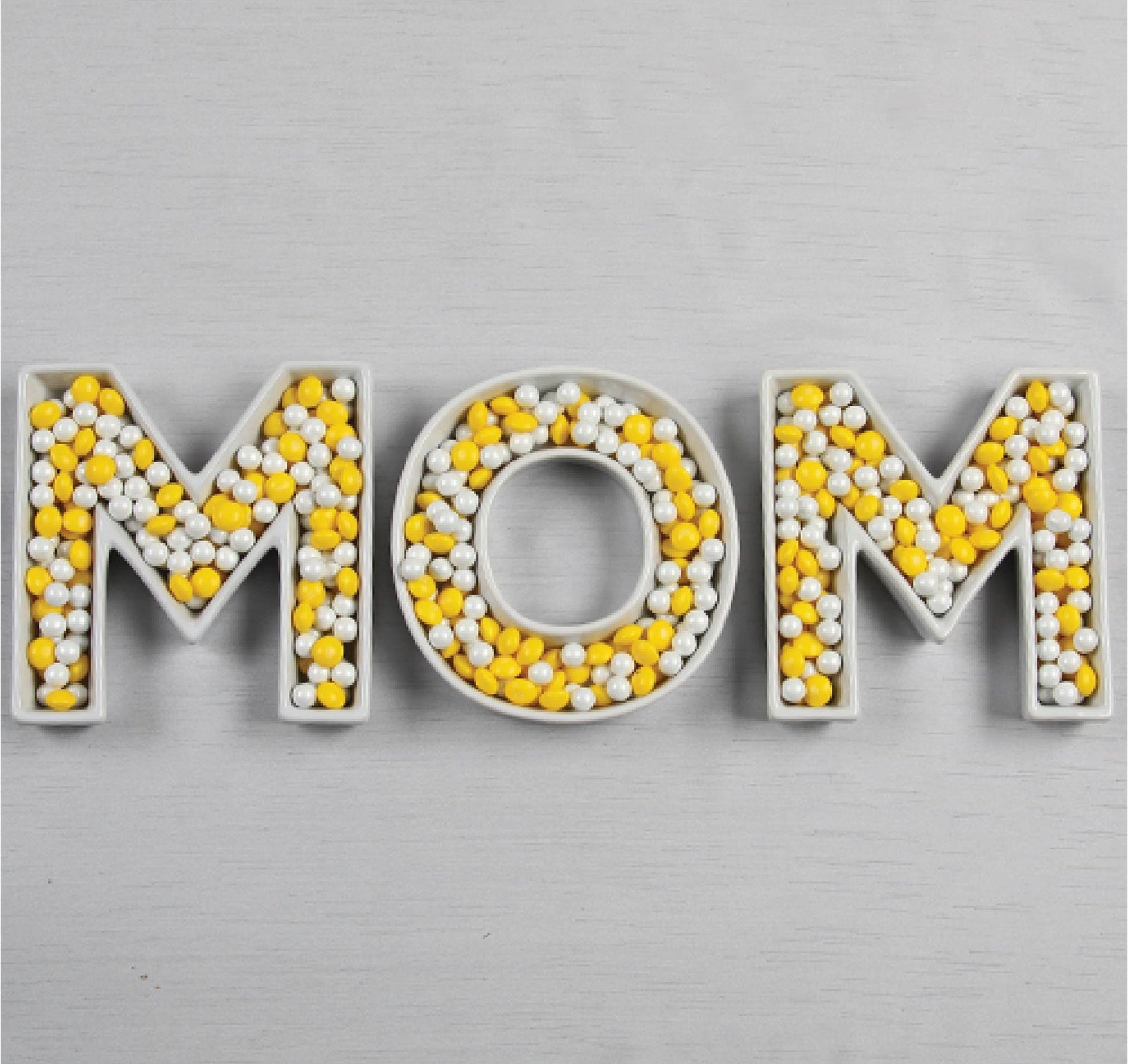 MOM Ceramic Letter Dishes