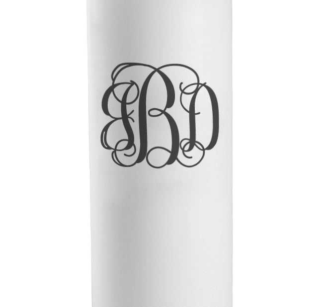 Monogram Wedding Unity Candle