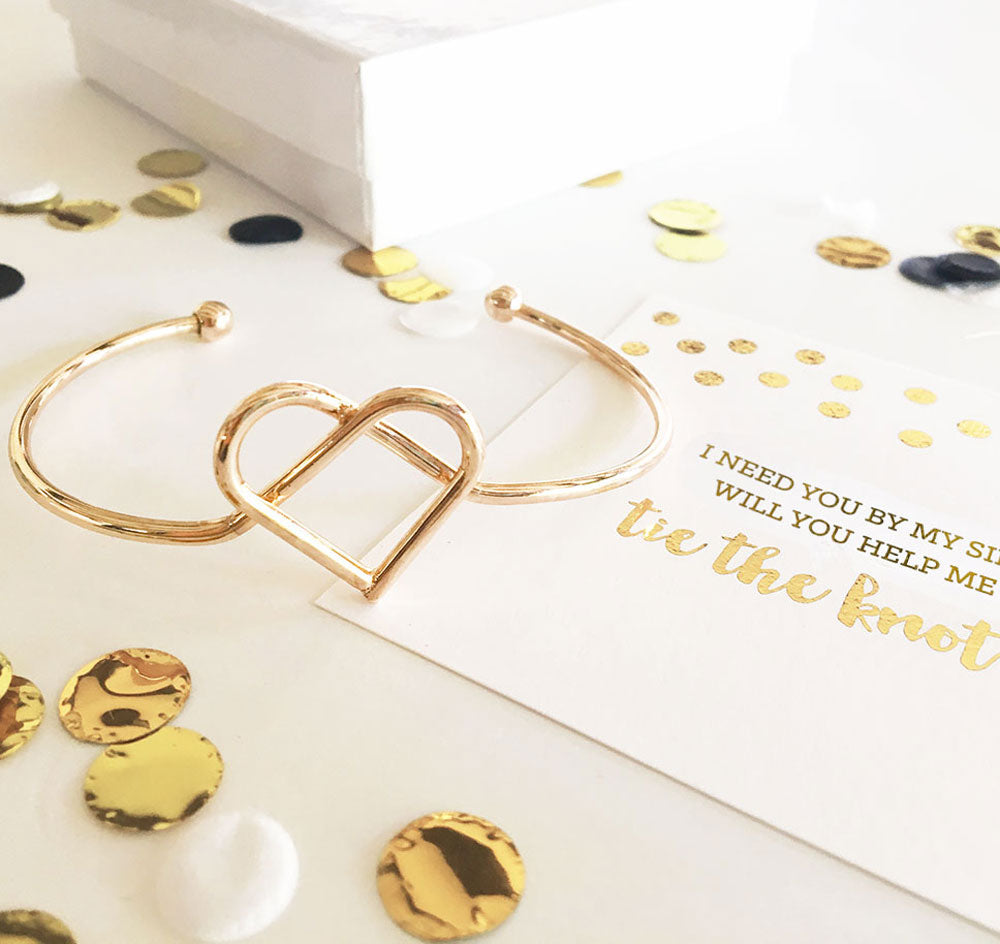 Tie the Knot Heart Bracelet