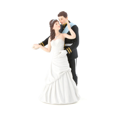 Prince and Princess Bride & Groom Cake Topper