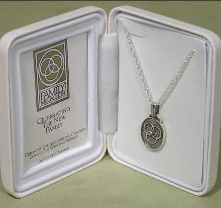 Sterling Silver Medallion Pendant - Dark Finish