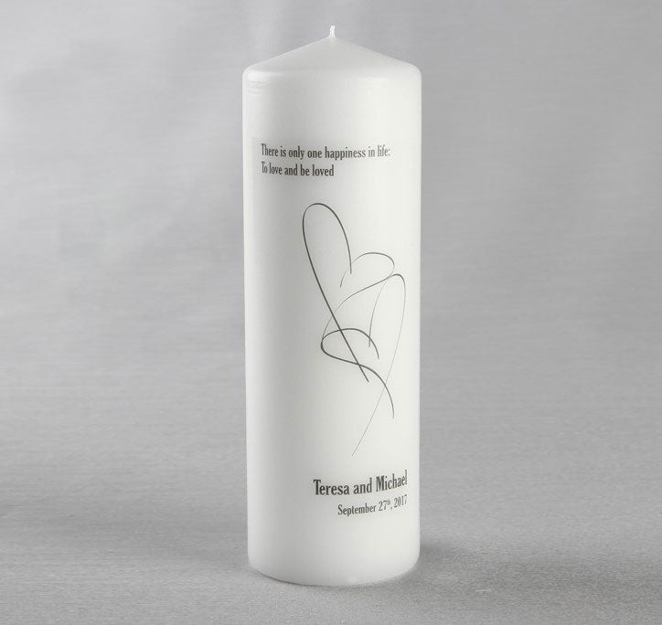 There&#39;s Only One Happiness Unity Candle