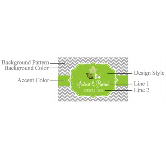 Personalized Fall Mini Mint Favors