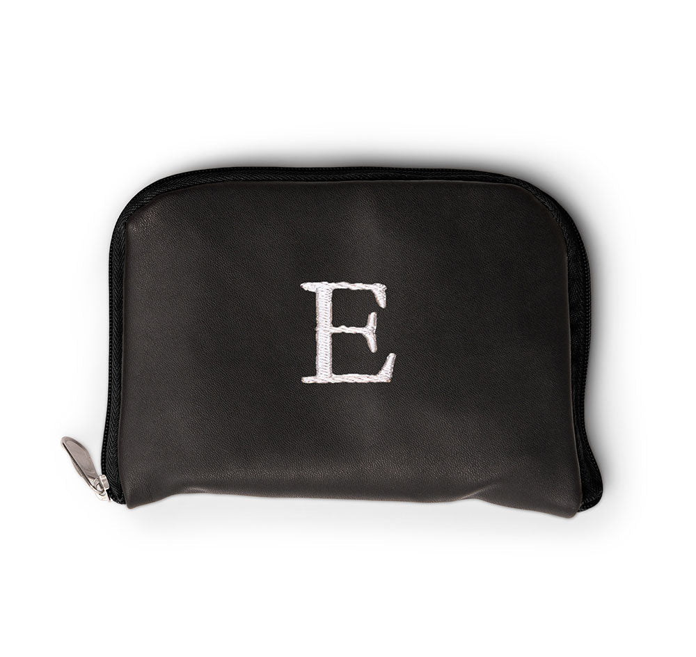 Wedding Ballet Flats &amp; Custom Carrying Case - Black