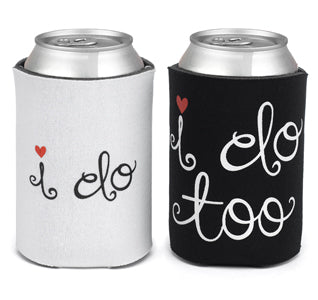 I Do &amp; I Do Too Wedding Can Cooler Set