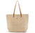Personalized Straw Bridesmaid Tote Bag - Natural