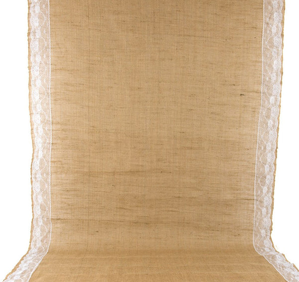 Burlap & Lace Wedding Aisle Runner The Wedding Outlet