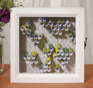 Country Charm Wooden Wish Box