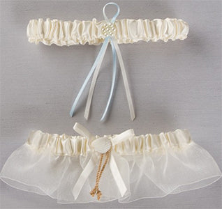 Seashore Wedding Garter Set