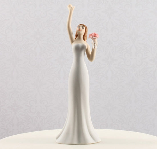 Reaching Bride Figurine