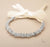 Crystal Clusters & Ribbon Wedding Headband