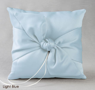 Love Knot in Color Ring Pillow