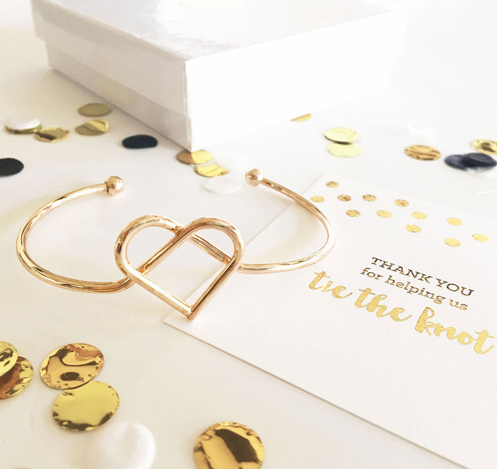 Tie the Knot Heart Bracelet