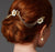 Triple Comb Crystal Swag Bridal Comb - Gold