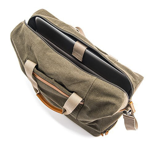 Leather &amp; Canvas Groomsmen Weekend Bag