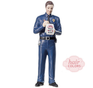 Love Citation Policeman Groom Figurine