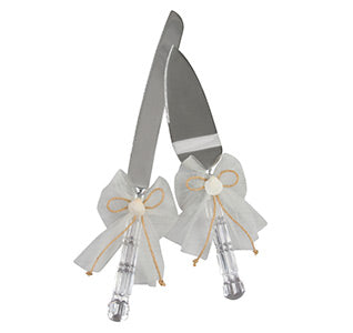 Seashore Wedding Cake Server Set