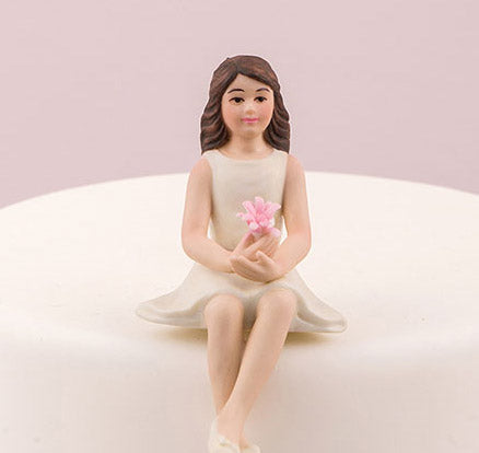 Preteen Girl Cake Top Figurine