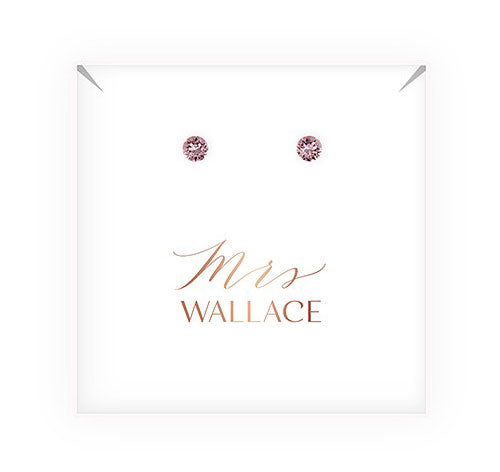 Mrs. Stud Earrings