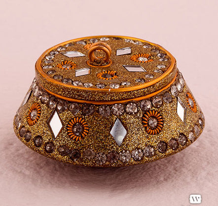 Golden Lac Boxes Place Card Holders (Set of 4)