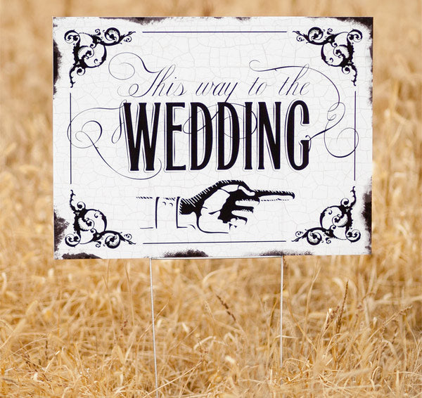 Vintage Wedding Sign