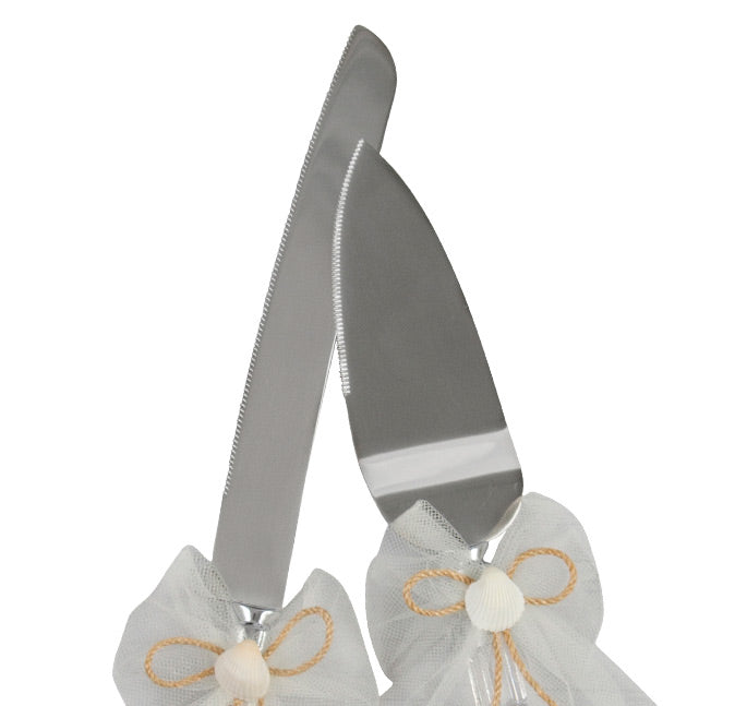 Seashore Wedding Cake Server Set