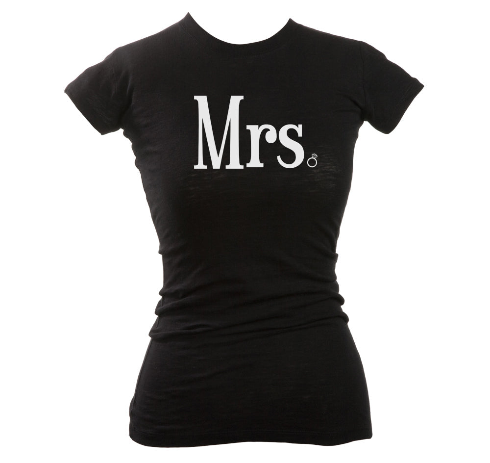 Mrs. Diamond Ring Fitted Tee