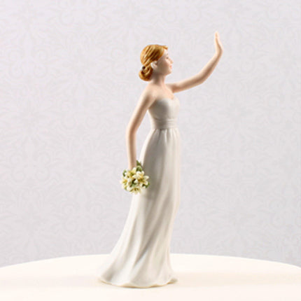 High Five Bride Figurine