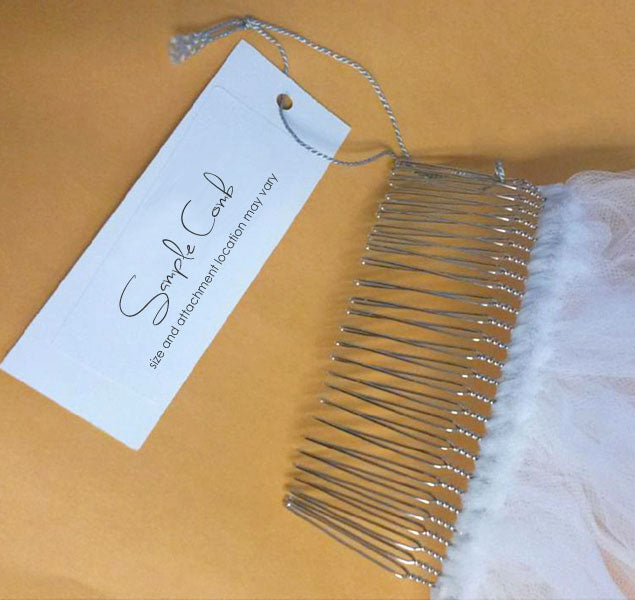 Ballet or Semi Waltz Single Layer Bridal Veil