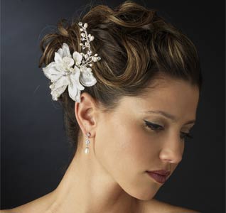 Crystal &amp; Freshwater Pearl Bridal Hair Comb