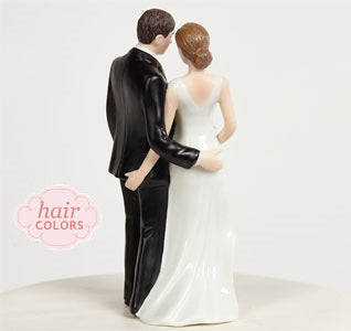 Sexy Tender Touch Bride &amp; Groom Cake Topper