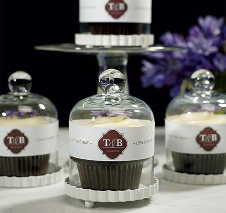 Miniature Glass Bell Favor Jars (Set of 4)