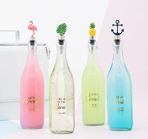 Tropical Leaf Bottle Stopper