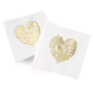 Brush of Love Wedding Napkins