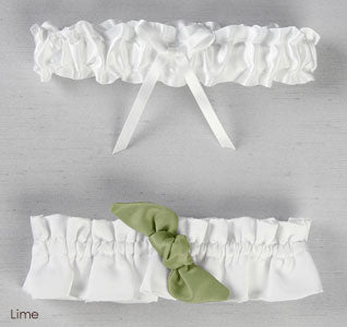 Love Knot in Color Wedding Garter Set