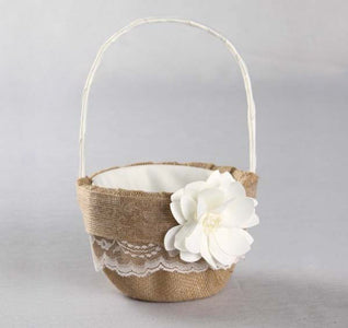 Rustic Garden Flower Basket