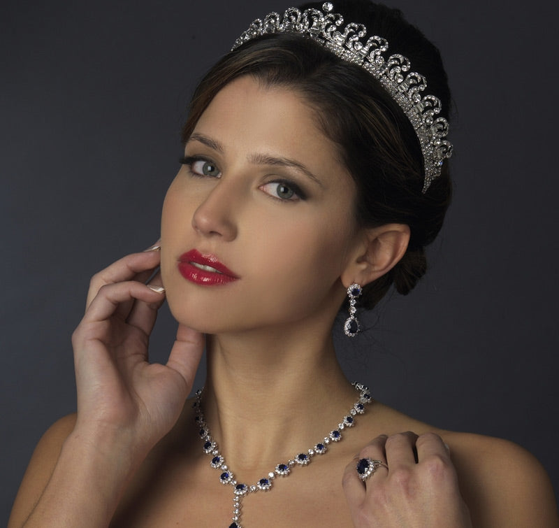 Royal Kate Middleton Inspired Halo Bridal Tiara