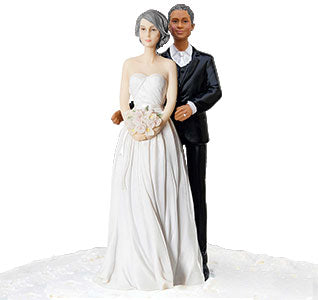 Stylish Contemporary African American Groom with Gray Hair