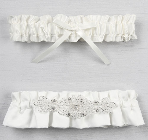 Adriana Bridal Garter Set Ivory Adriana Bridal Garter Set Ivory