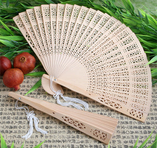 Sandalwood Wedding Fans